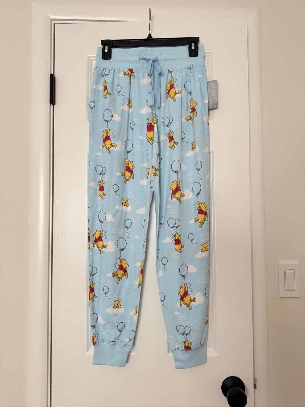 NWT Disney Blue Winnie the Pooh Balloon Lounge Pajama Pants XS